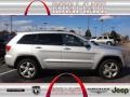 2012 Bright Silver Metallic Jeep Grand Cherokee Overland 4x4  photo #1