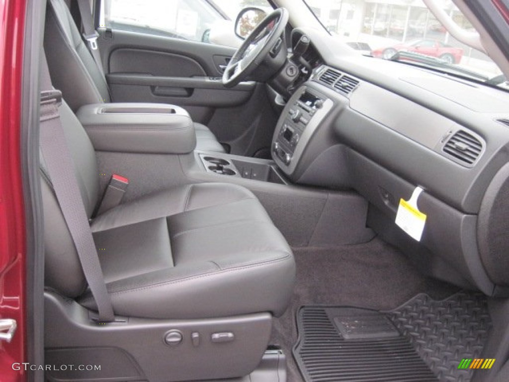 Ebony Interior 2013 Chevrolet Silverado 1500 LTZ Crew Cab 4x4 Photo #72745884