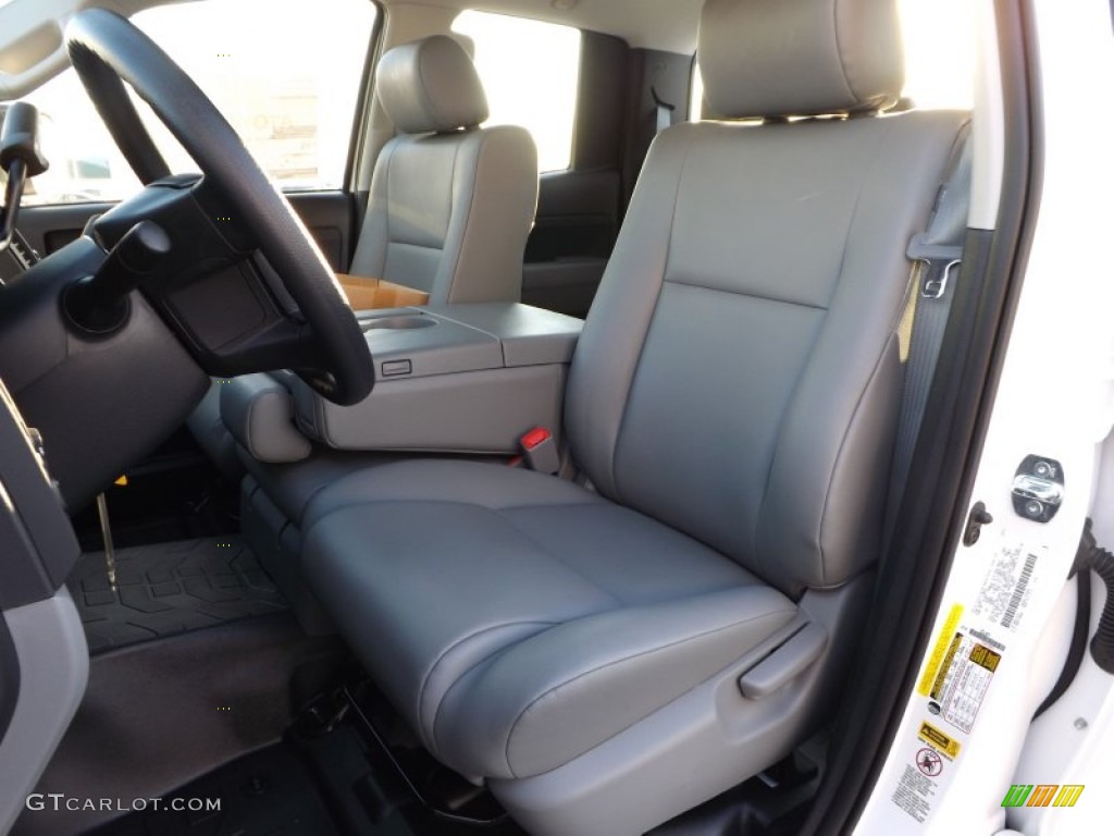 2013 Tundra Double Cab 4x4 - Super White / Graphite photo #13