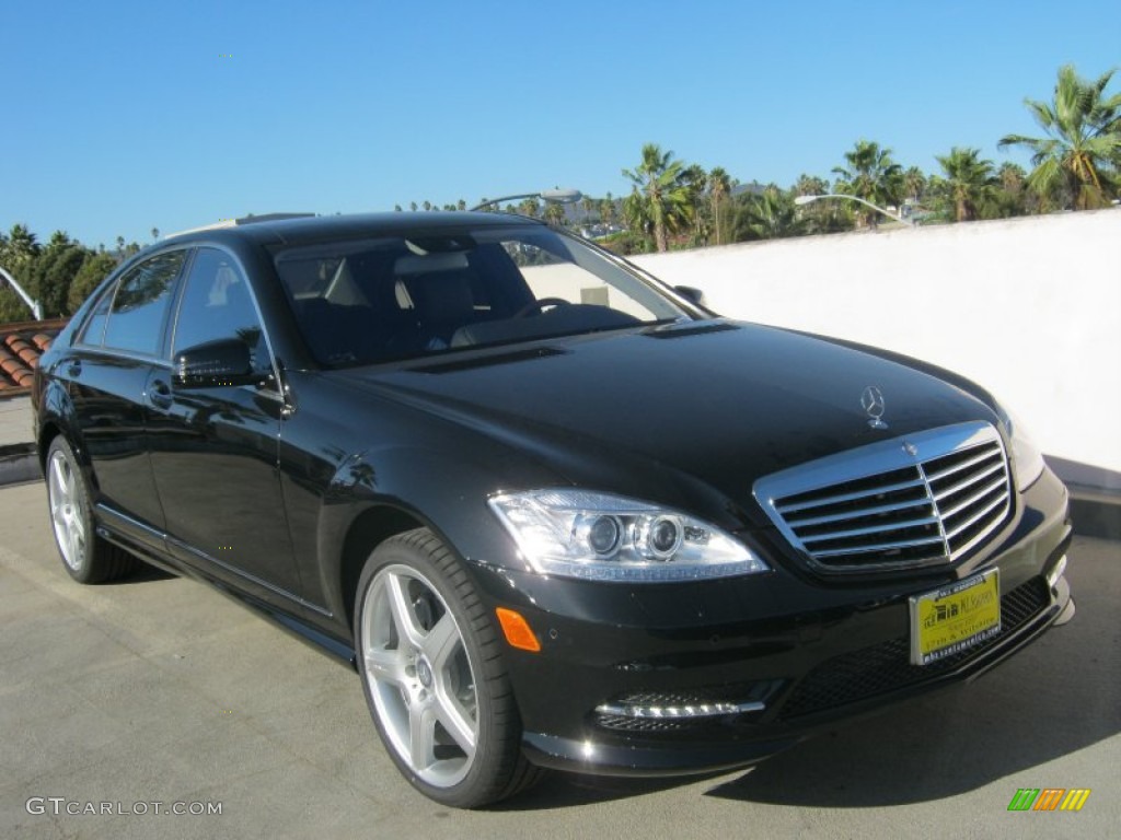 2013 S 550 Sedan - Black / Black photo #1