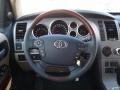 2013 Toyota Sequoia Sand Beige Interior Steering Wheel Photo