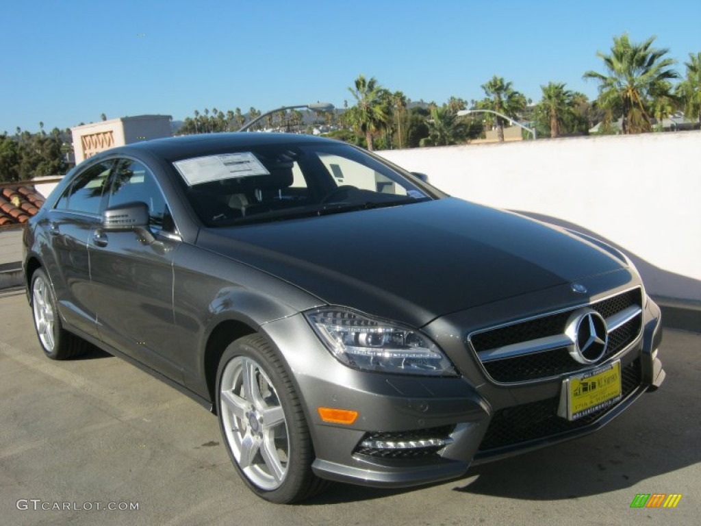 2013 CLS 550 Coupe - Steel Grey Metallic / Black photo #1