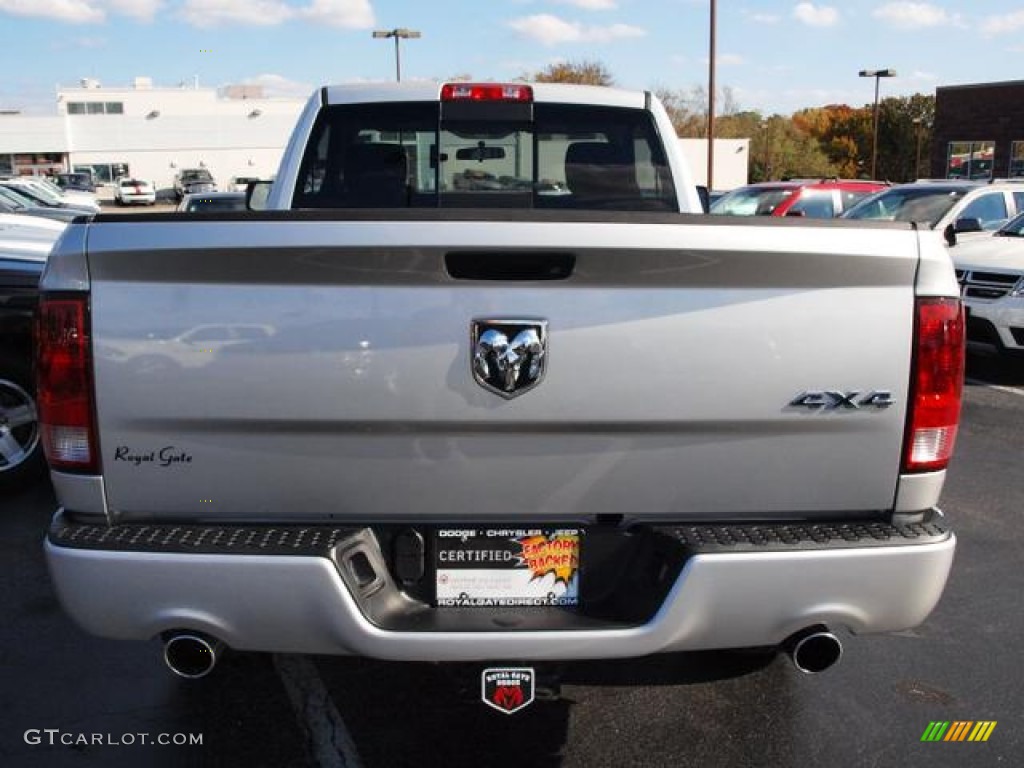 2012 Ram 1500 Express Regular Cab 4x4 - Bright Silver Metallic / Dark Slate Gray/Medium Graystone photo #6