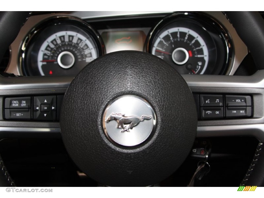 2013 Mustang GT Premium Coupe - Ingot Silver Metallic / Charcoal Black/Recaro Sport Seats photo #22