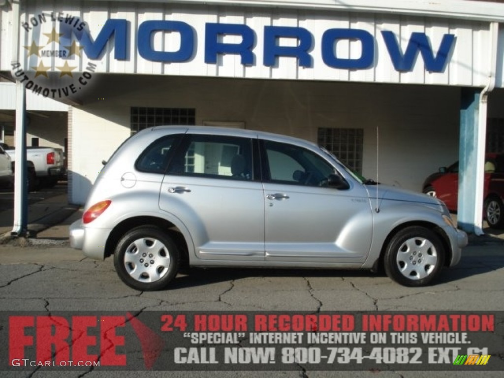 Bright Silver Metallic Chrysler PT Cruiser