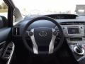 2012 Toyota Prius 3rd Gen Dark Gray Interior Steering Wheel Photo