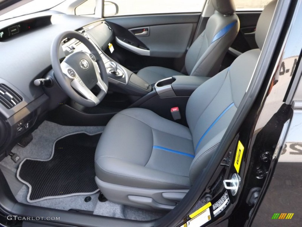 Dark Gray Interior 2012 Toyota Prius 3rd Gen Three Hybrid Photo #72749225