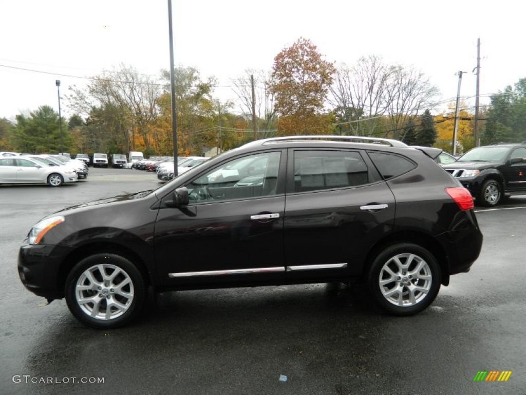 2011 Rogue SL AWD - Black Amethyst / Black photo #2