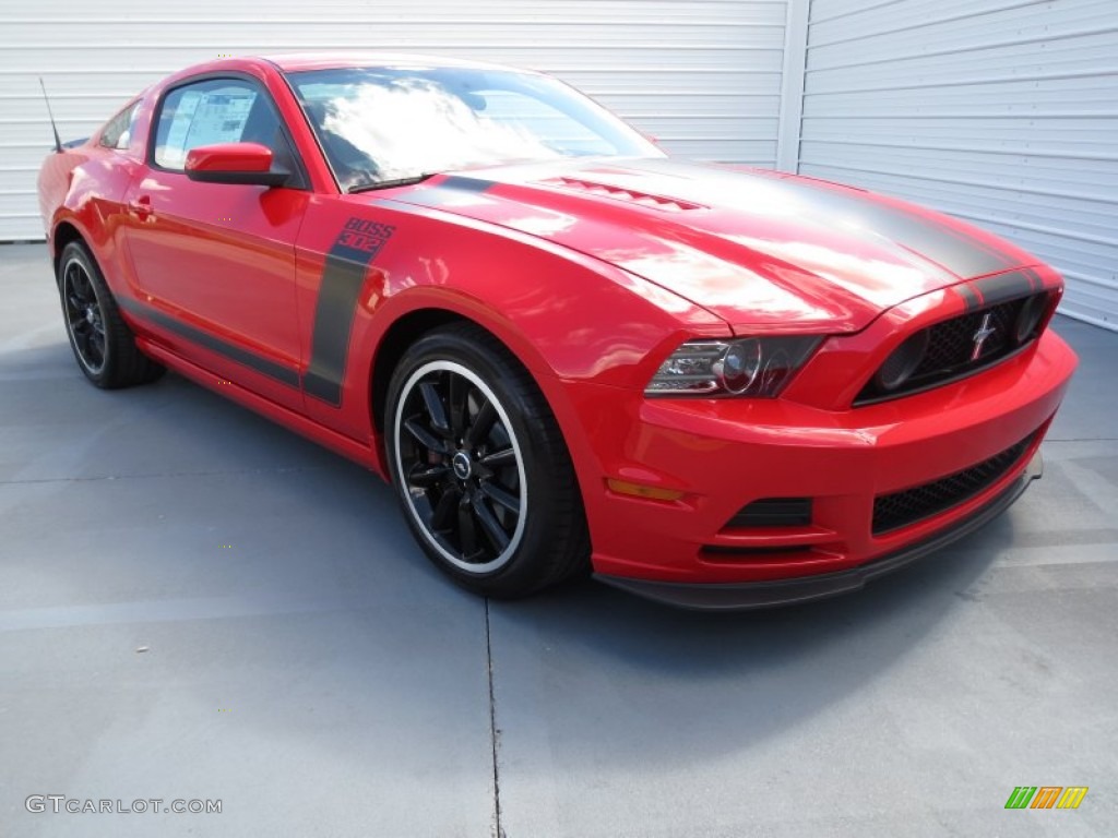 2013 Mustang Boss 302 - Race Red / Charcoal Black/Recaro Sport Seats photo #1