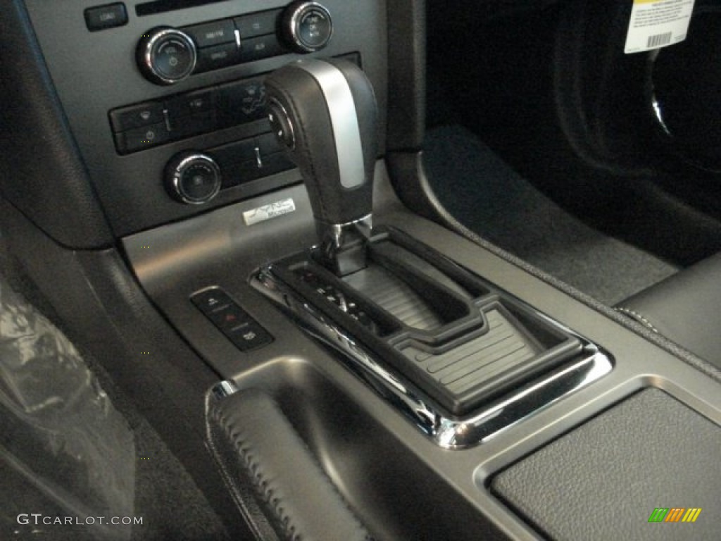 2013 Mustang V6 Premium Coupe - Grabber Blue / Charcoal Black photo #14