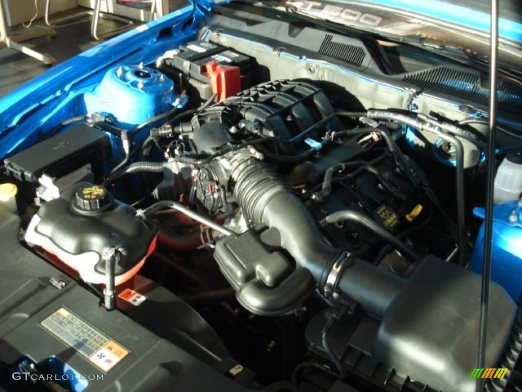 2013 Mustang V6 Premium Coupe - Grabber Blue / Charcoal Black photo #19