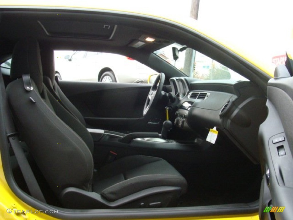 2012 Camaro LT Coupe - Rally Yellow / Black photo #8