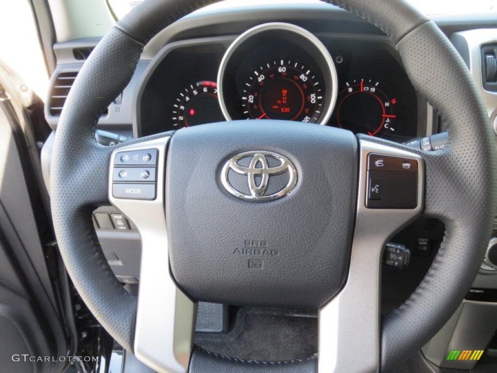 2013 Toyota 4Runner Limited Graphite Steering Wheel Photo #72752352