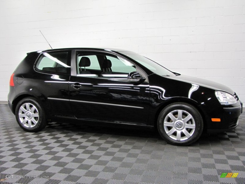 Black 2009 Volkswagen Rabbit 2 Door Exterior Photo #72752426