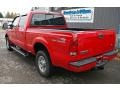 2007 Red Clearcoat Ford F250 Super Duty XLT Crew Cab 4x4  photo #9