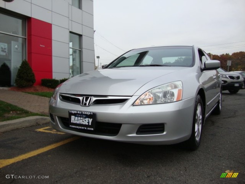 2006 Accord EX-L Sedan - Alabaster Silver Metallic / Black photo #1