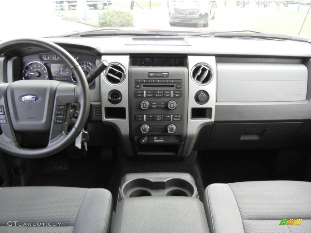 2012 Ford F150 XLT SuperCrew Steel Gray Dashboard Photo #72754256