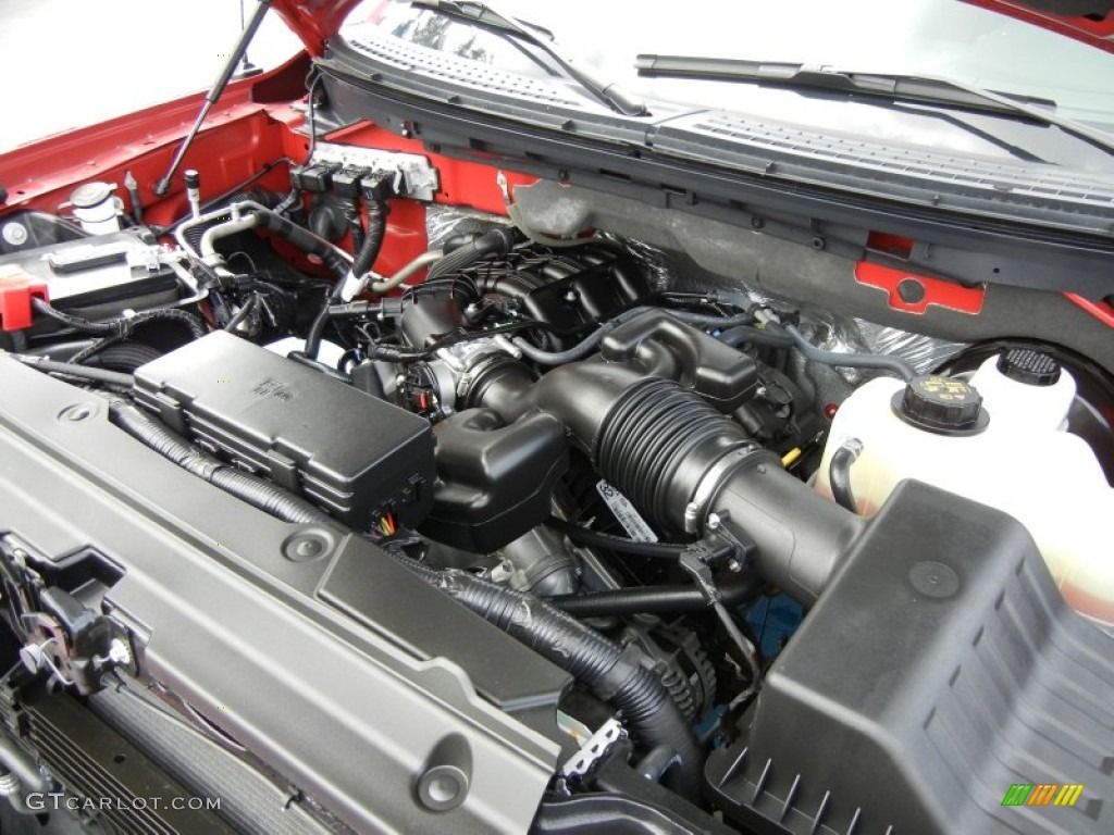 2012 Ford F150 XLT SuperCrew 3.7 Liter Flex-Fuel DOHC 24-Valve Ti-VCT V6 Engine Photo #72754389
