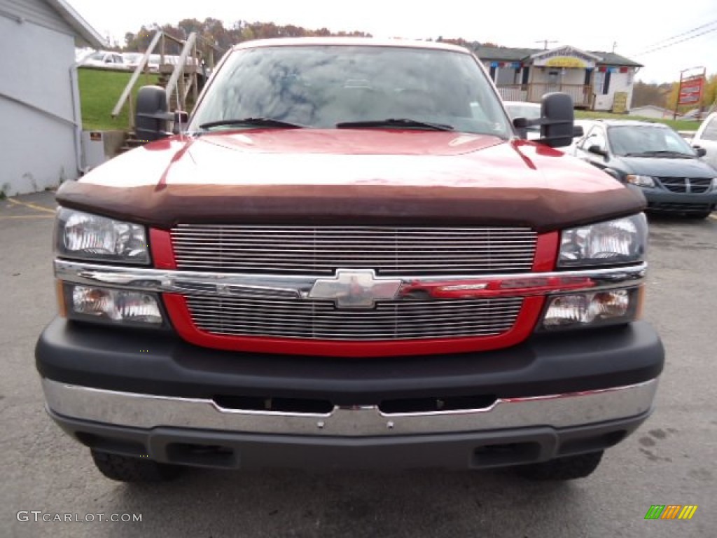 2004 Silverado 1500 LT Extended Cab 4x4 - Victory Red / Dark Charcoal photo #8