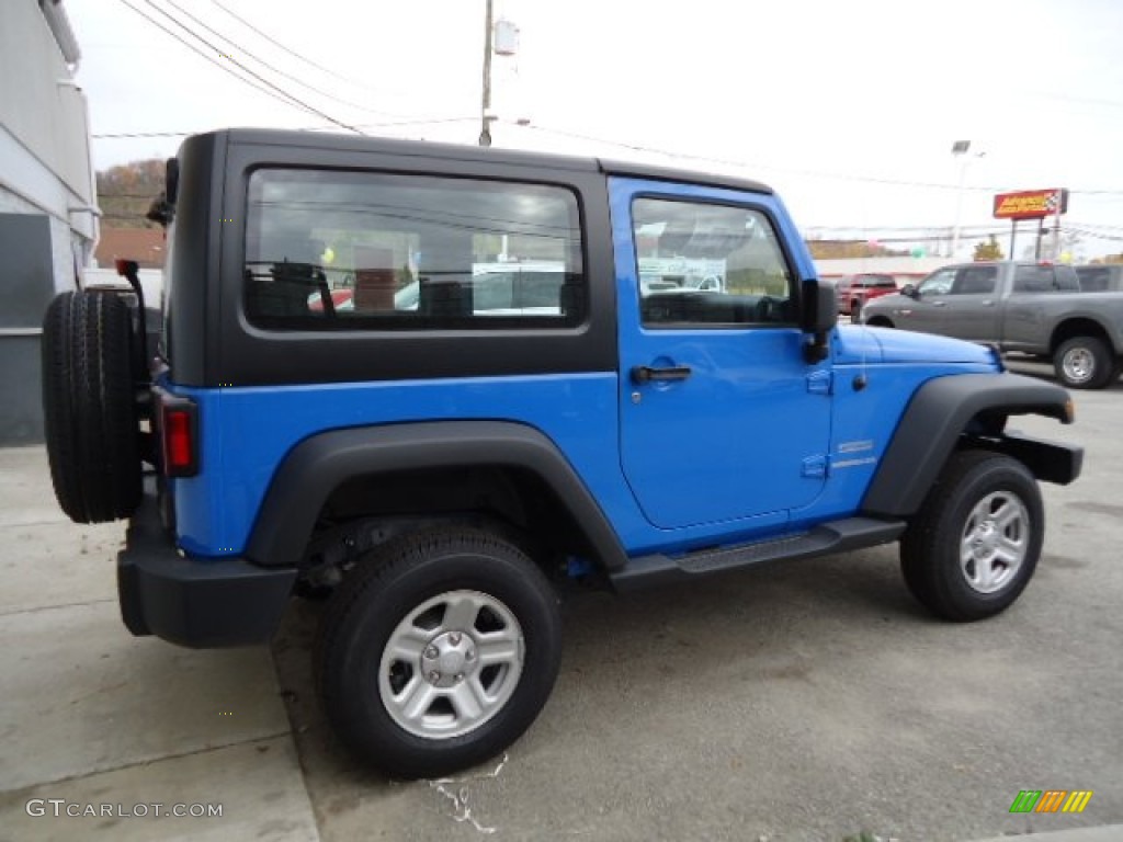 2012 Wrangler Sport 4x4 - Cosmos Blue / Black photo #5