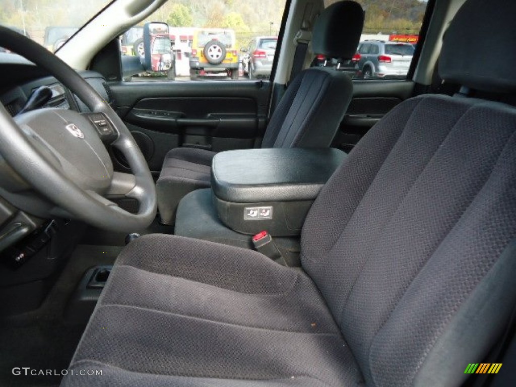 2005 Ram 1500 SLT Quad Cab 4x4 - Bright White / Dark Slate Gray photo #10