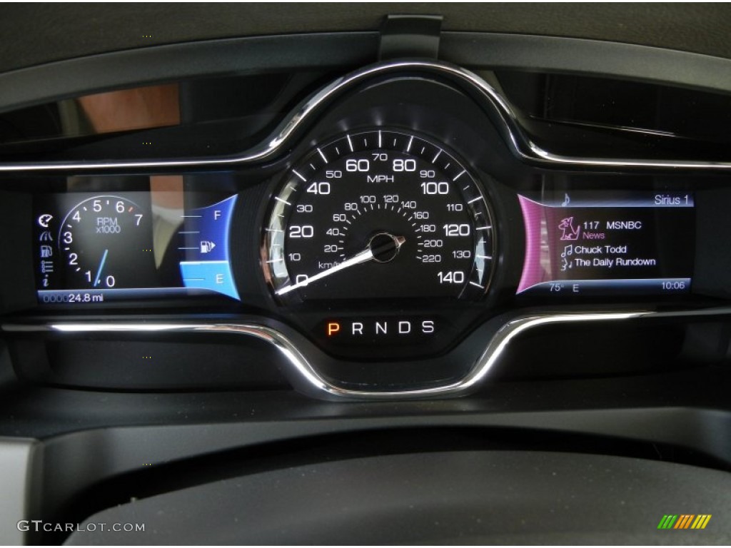 2013 Lincoln MKS FWD Gauges Photo #72755756