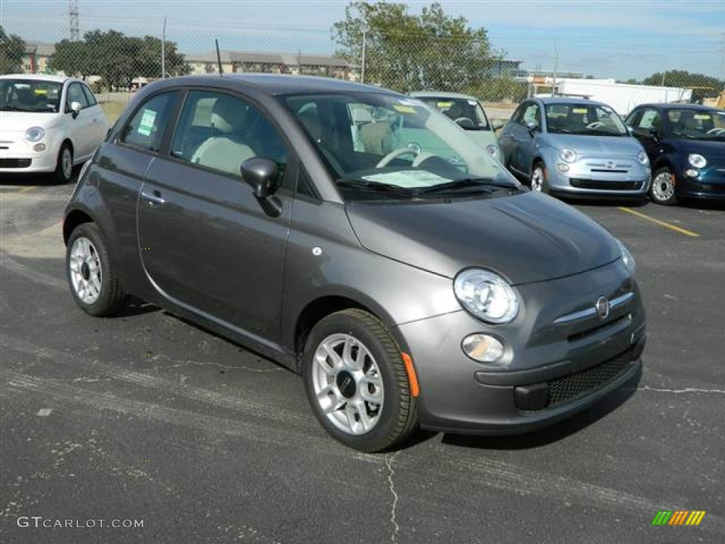 Grigio (Grey) 2012 Fiat 500 Pop Exterior Photo #72755762
