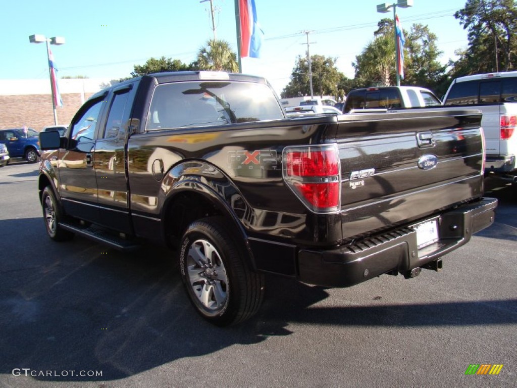 2010 F150 FX2 SuperCab - Tuxedo Black / Black photo #6