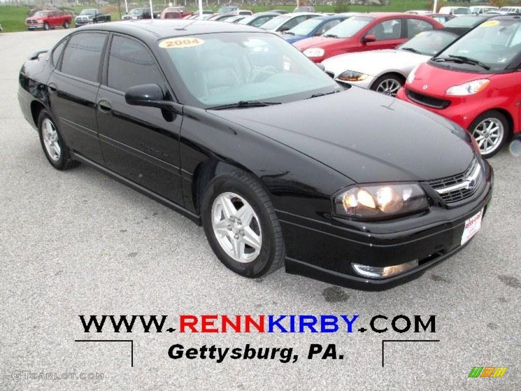 2004 Impala LS - Black / Medium Gray photo #1