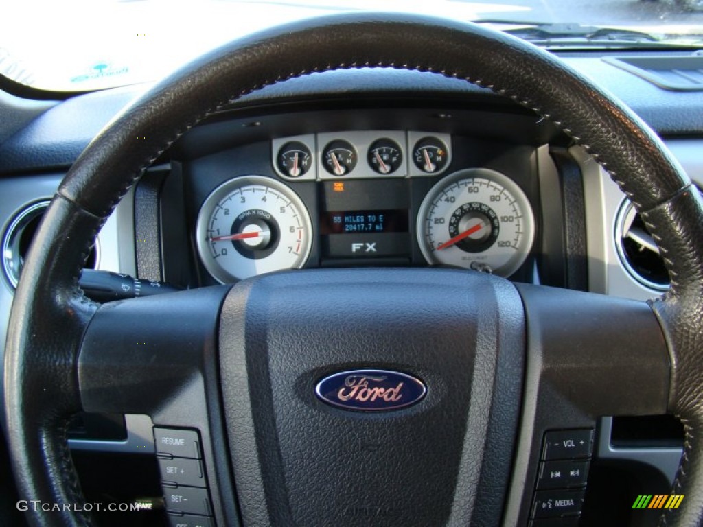 2010 F150 FX2 SuperCab - Tuxedo Black / Black photo #19