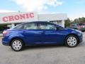 2012 Sonic Blue Metallic Ford Focus SE Sedan  photo #8