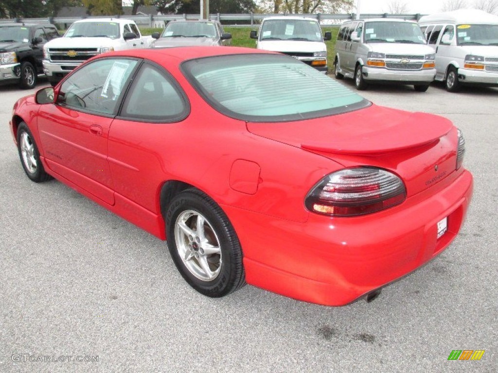 2000 Grand Prix GT Coupe - Bright Red / Graphite photo #2