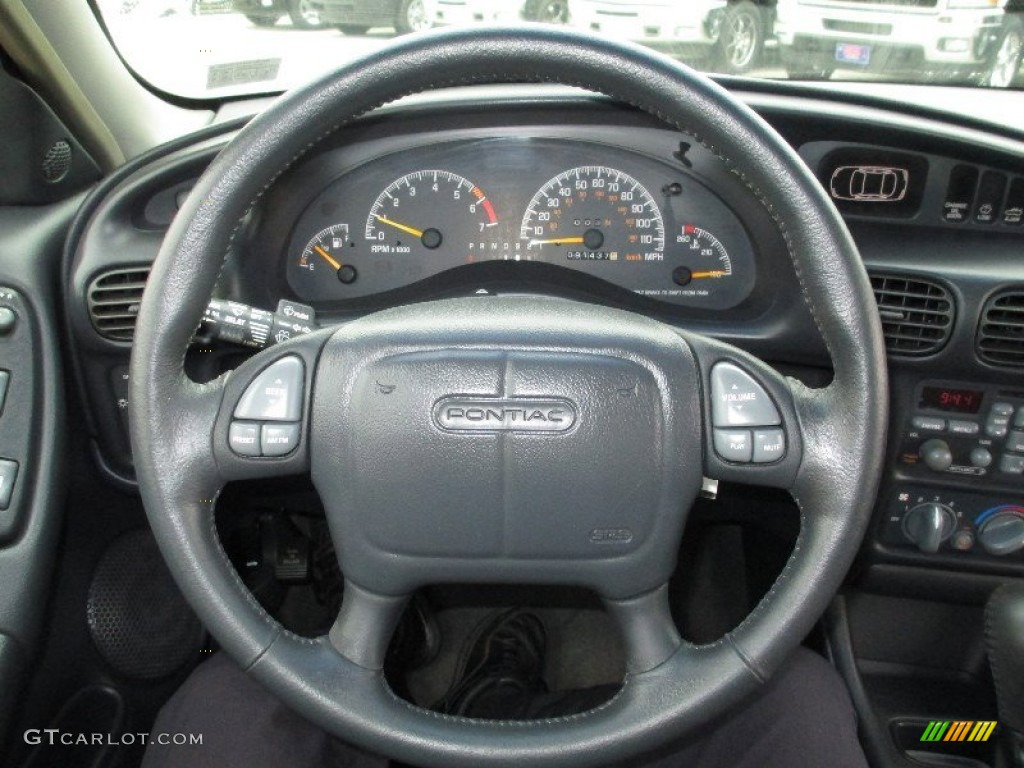2000 Pontiac Grand Prix GT Coupe Graphite Steering Wheel Photo #72756956