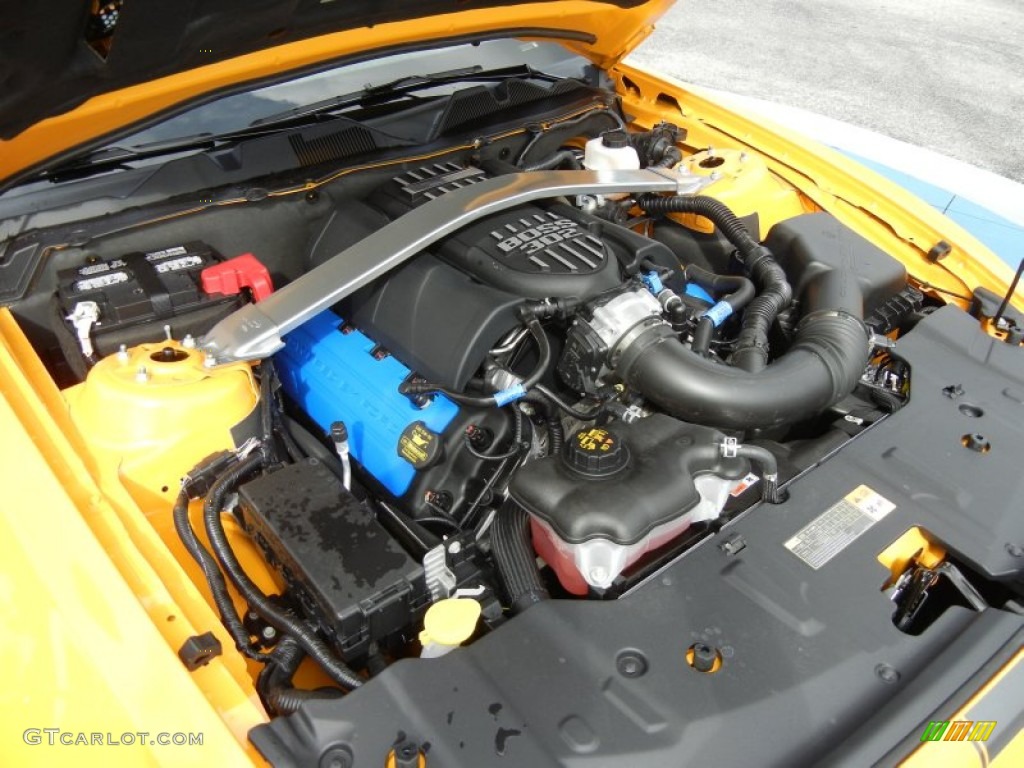 2013 Ford Mustang Boss 302 Laguna Seca 5.0 Liter 302 Hi-Po DOHC 32-Valve Ti-VCT V8 Engine Photo #72757406