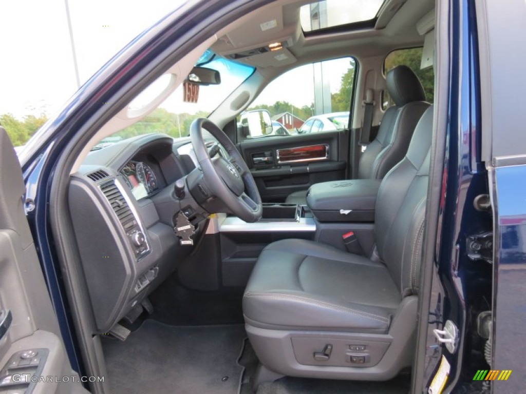 Dark Slate Interior 2012 Dodge Ram 2500 HD Laramie Crew Cab 4x4 Photo #72757409