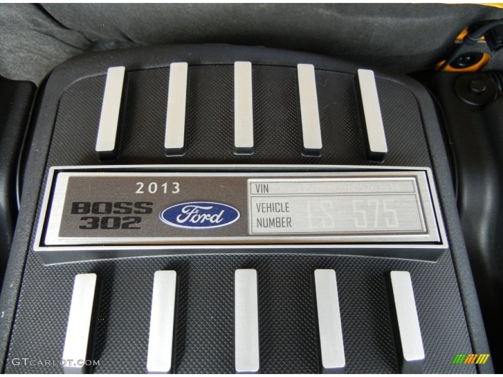 2013 Ford Mustang Boss 302 Laguna Seca 5.0 Liter 302 Hi-Po DOHC 32-Valve Ti-VCT V8 Engine Photo #72757424