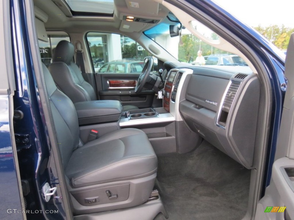 Dark Slate Interior 2012 Dodge Ram 2500 HD Laramie Crew Cab 4x4 Photo #72757574