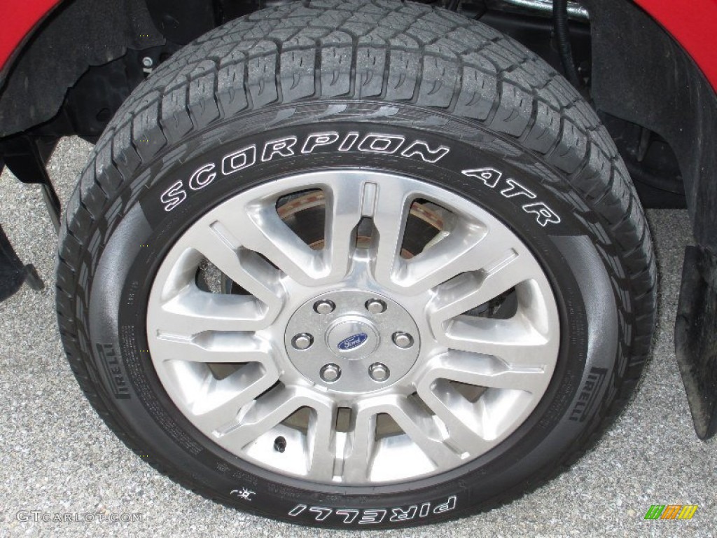 2011 Ford F150 Platinum SuperCrew 4x4 Wheel Photo #72757913