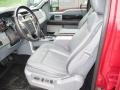 Steel Gray/Black Front Seat Photo for 2011 Ford F150 #72757926