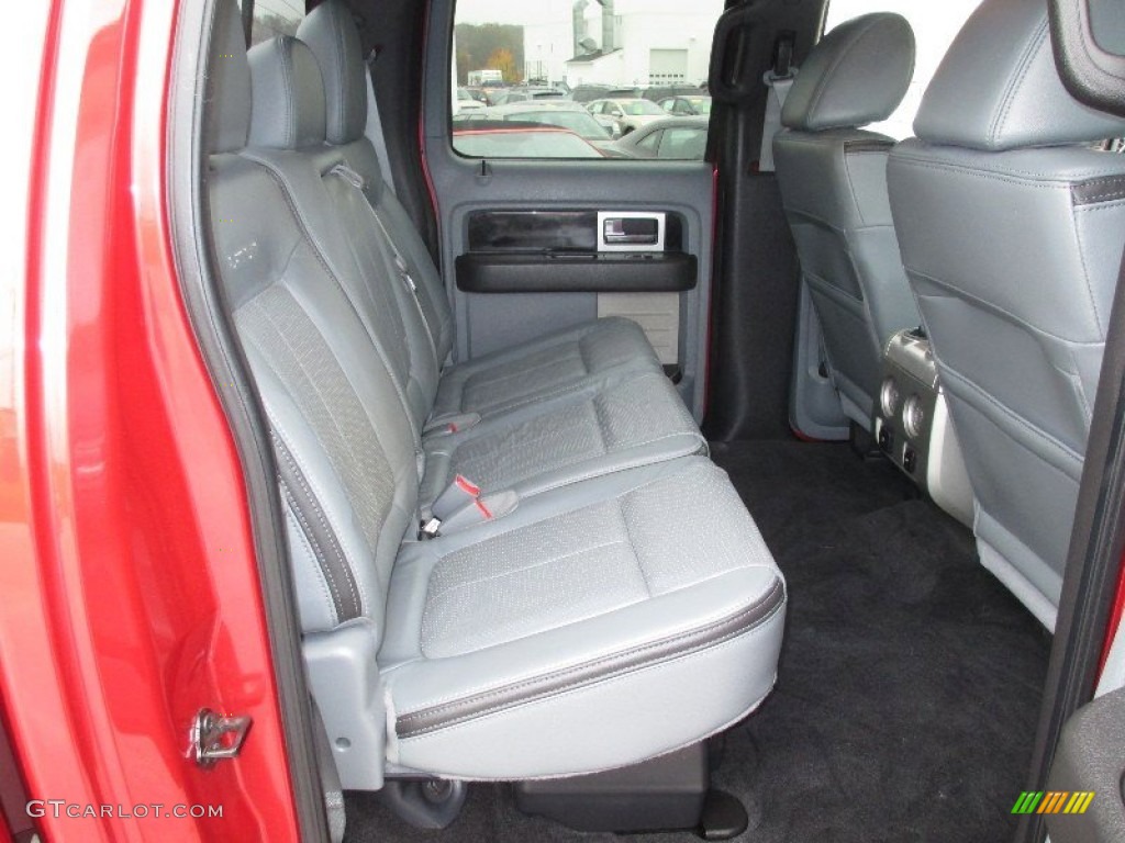 2011 Ford F150 Platinum SuperCrew 4x4 Rear Seat Photo #72757970