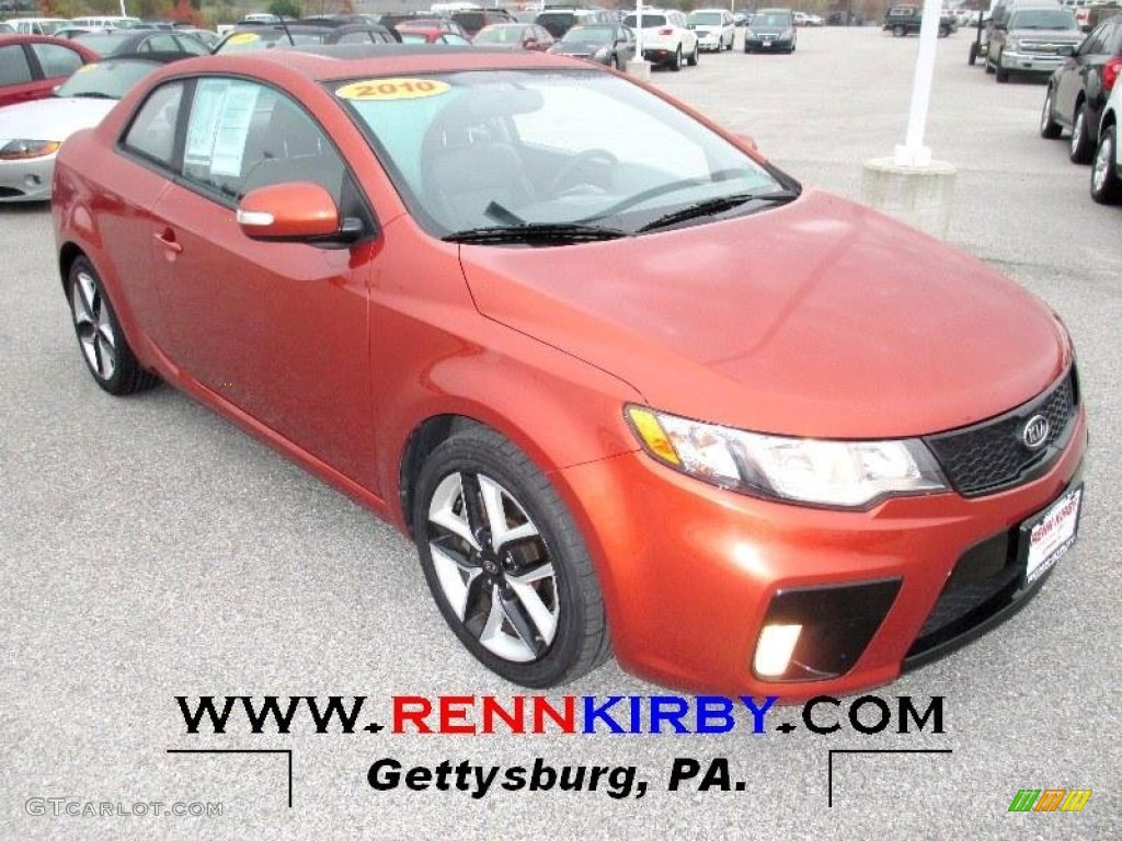 2010 Forte Koup SX - Copperhead / Black Sport photo #1