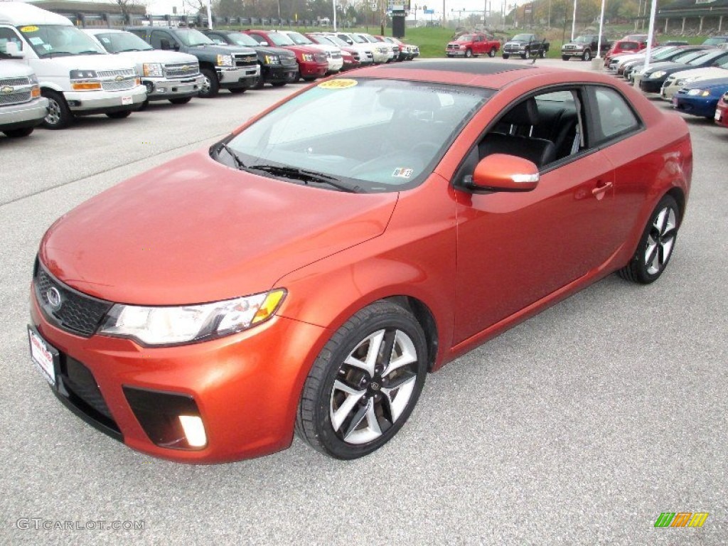 2010 Forte Koup SX - Copperhead / Black Sport photo #10