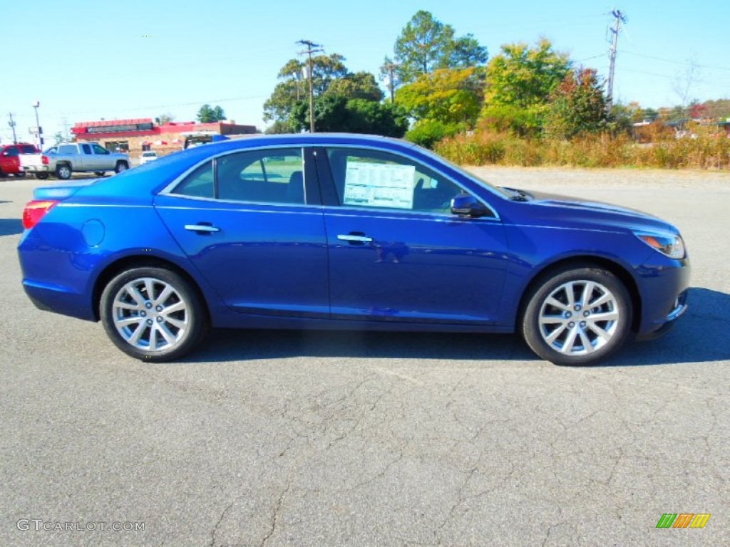 2013 Malibu LTZ - Blue Topaz Metallic / Jet Black photo #6