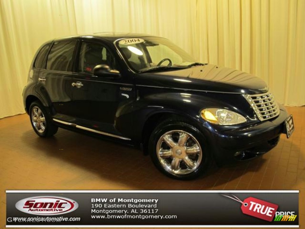 2004 PT Cruiser Limited - Midnight Blue Pearlcoat / Taupe/Pearl Beige photo #1