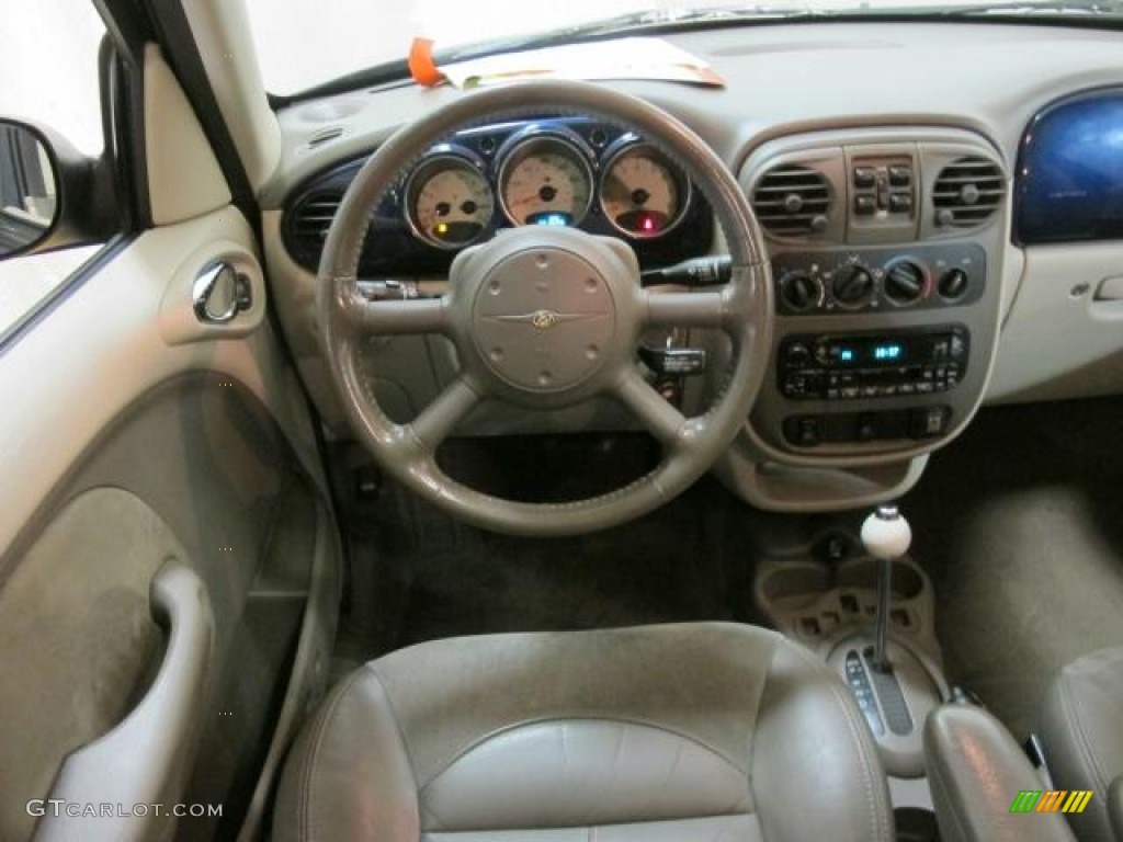 2004 Chrysler PT Cruiser Limited Taupe/Pearl Beige Dashboard Photo #72759974