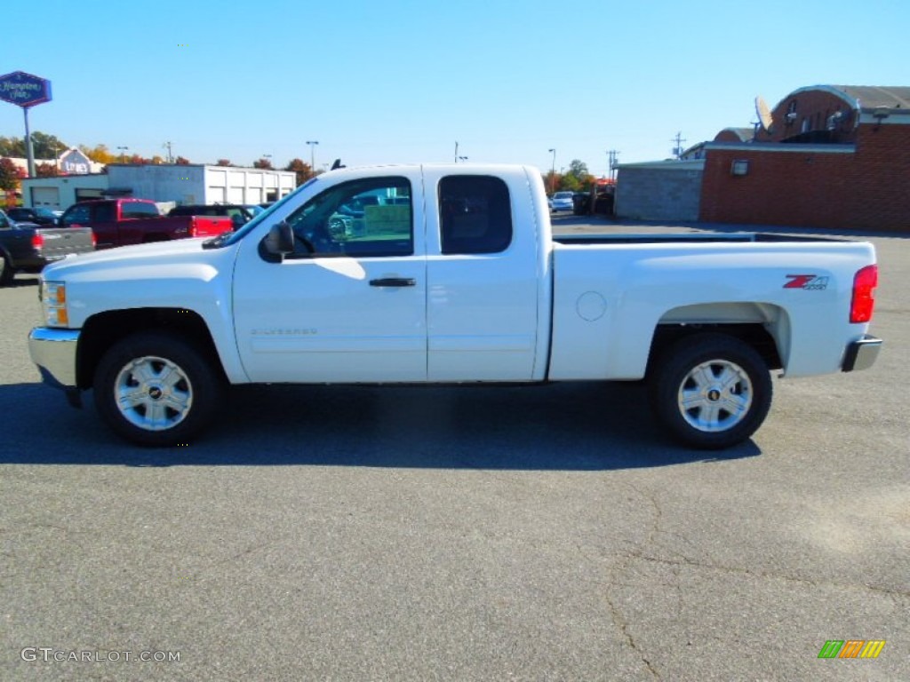 2013 Silverado 1500 LT Extended Cab 4x4 - Summit White / Ebony photo #3