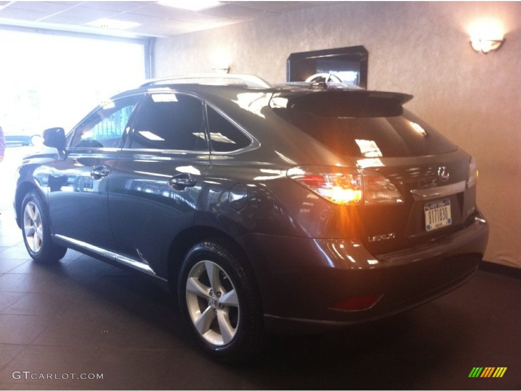 2010 RX 350 AWD - Truffle Brown Mica / Black/Brown Walnut photo #10