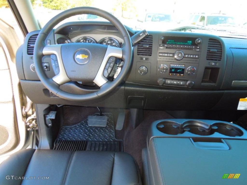 2013 Silverado 1500 LT Extended Cab 4x4 - Graystone Metallic / Ebony photo #17