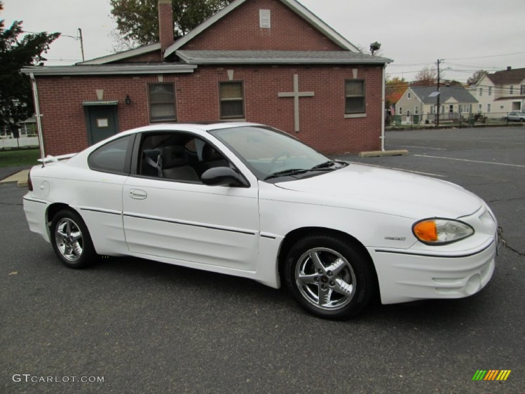 2002 Grand Am GT Coupe - Arctic White / Dark Pewter photo #10