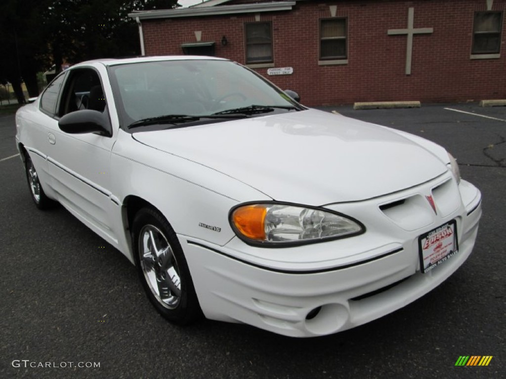 2002 Grand Am GT Coupe - Arctic White / Dark Pewter photo #11